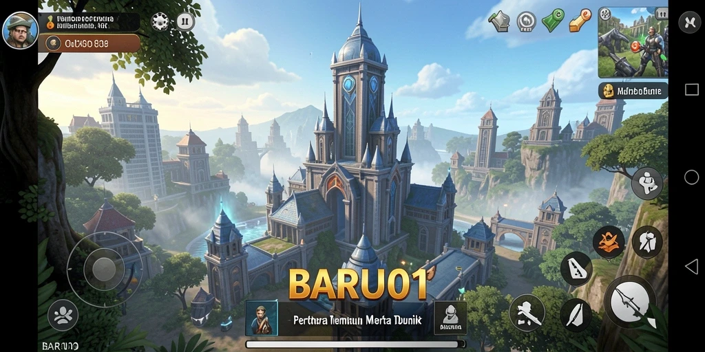 Screenshot gameplay BARU01 yang menarik dan mendebarkan.