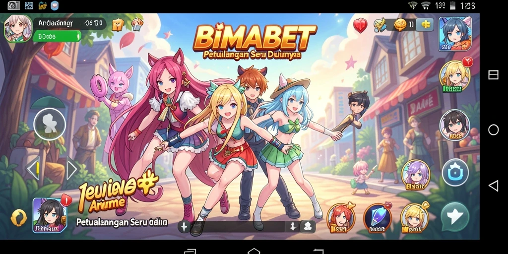 Tampilan menakjubkan dari gameplay Anime yang seru.