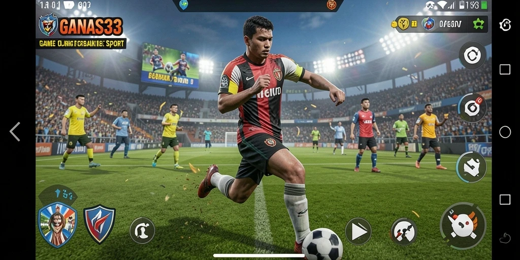 Tangkapan layar gameplay GANAS33 yang menampilkan aksi seru olahraga.
