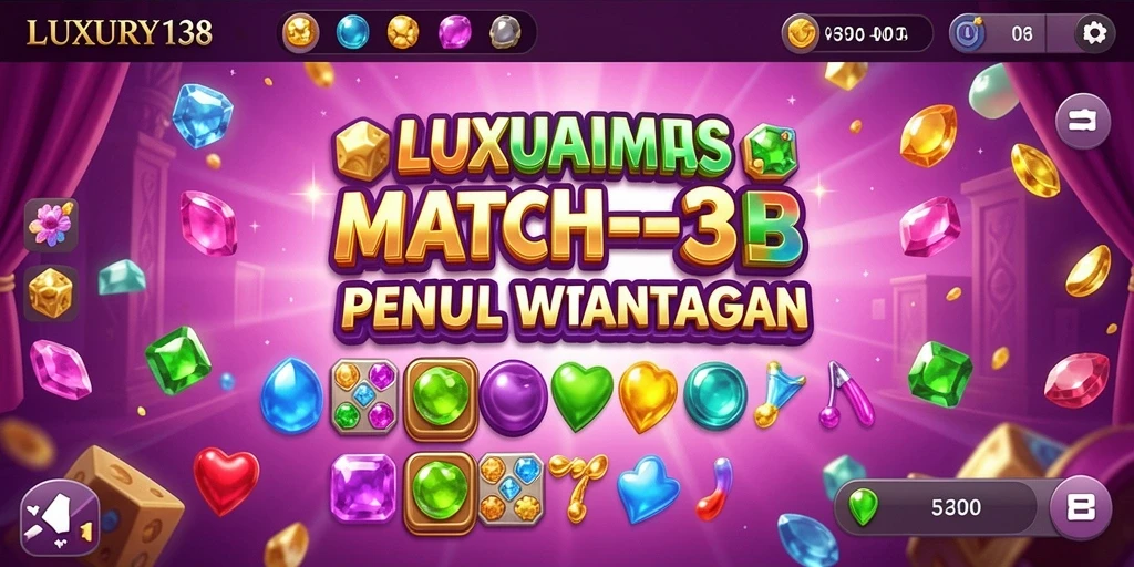 Gameplay seru LUXURY138 dengan kombinasi buah berwarna-warni.