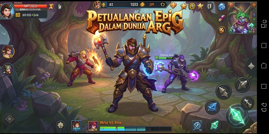 Tangkapan layar MPO303 menampilkan aksi gameplay mendebarkan dalam mode ARPG.