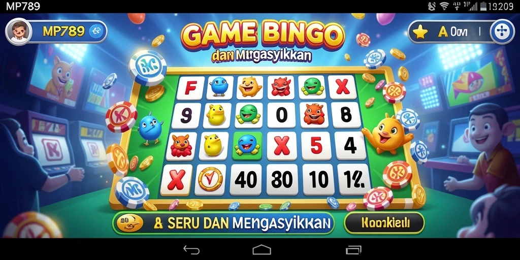 Tampilan gameplay seru dari MVP789 yang penuh warna dan menantang.