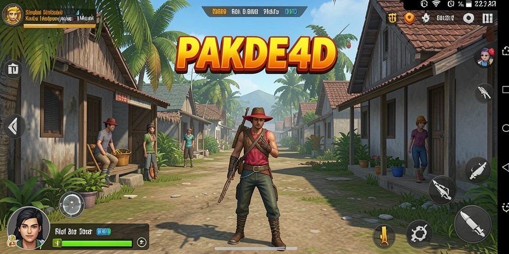 Tampilan gameplay PAKDE4D yang menarik dan interaktif.