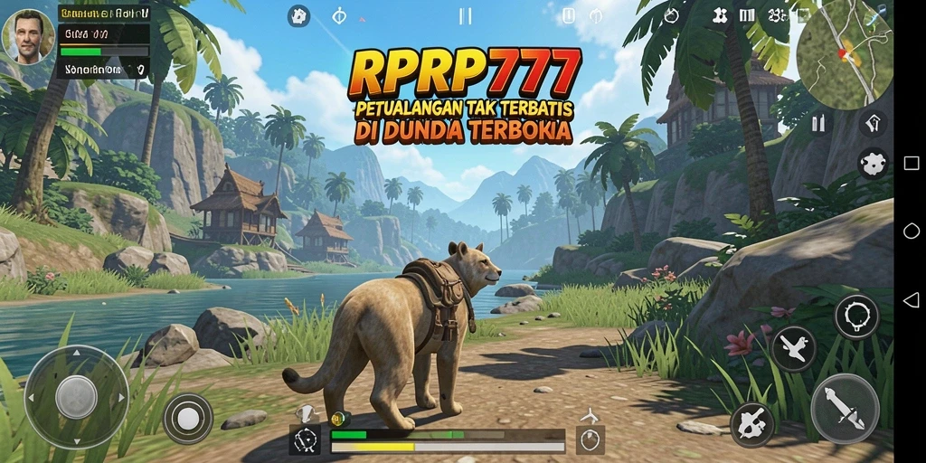 Tampilan gameplay seru dan luas dari RPRP777 di dunia Open World.