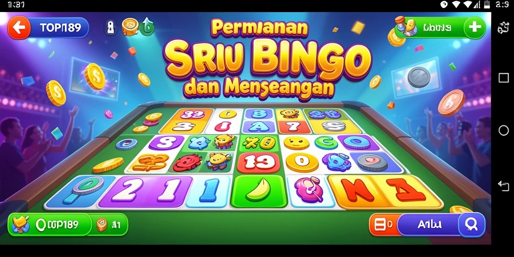Screenshot gameplay TOPI189 yang menunjukkan suasana kompetisi Bingo yang mendebarkan.